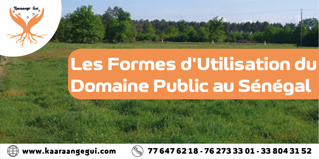 Achat de terrain : Les Formes d'Utilisation du Domaine Public